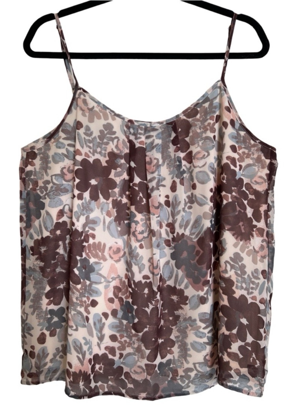 Ladies Loft floral tank top SZ Large